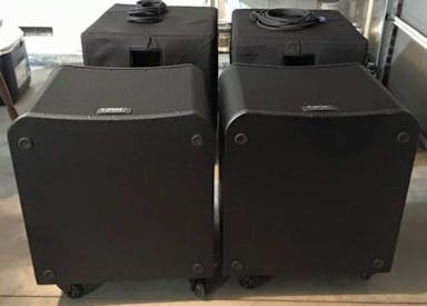 Hire QSC Subwoofer with Wheels