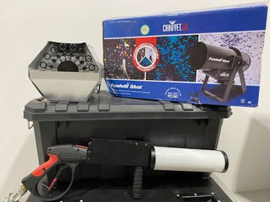 Hire Package: Bubble Machine, Confetti Machine & CO2 Gun
