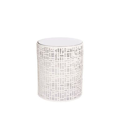 Hire SKYLINE SIDE TABLE TALL WHITE