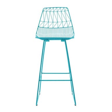 Hire Turquoise Wire Stool / Arrow Stool Hire