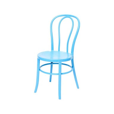 Hire THONET BENTWOOD RESIN CHAIR BLUE