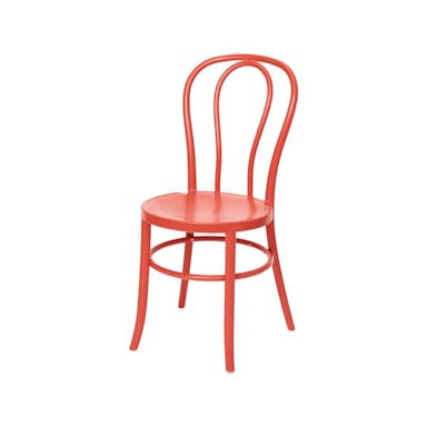 Hire THONET BENTWOOD RESIN CHAIR RED