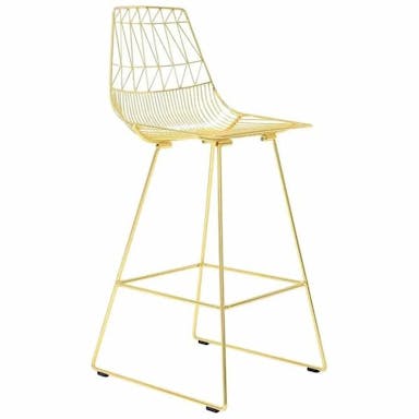 Hire Gold Wire Stool / Arrow Stool Hire