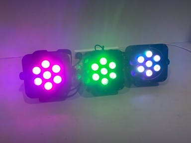 Hire LED Pars (8 Hex) - 3 Pack - Event Lighting