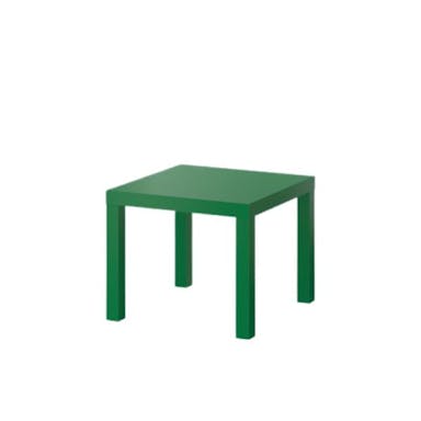 Hire SQUARE SIDE TABLE GREEN