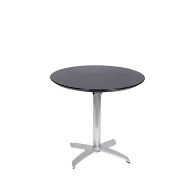 Hire STANDARD FOLDING TOP CAFE TABLE BLACK