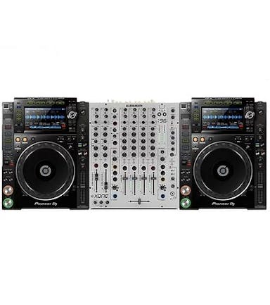Hire Pioneer CDJs-2000 Nexus 2 & Xone:96 DJ Mixer Pack