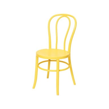 Hire THONET BENTWOOD RESIN CHAIR YELLOW