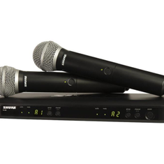 Hire SHURE BLX288 P58 Wireless Dual Handset Microphone Set, in Caringbah, NSW