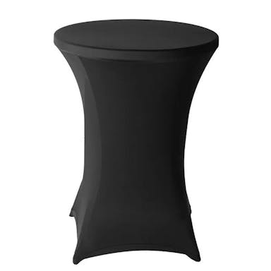 Hire BLACK BAR TABLE TOP COVER