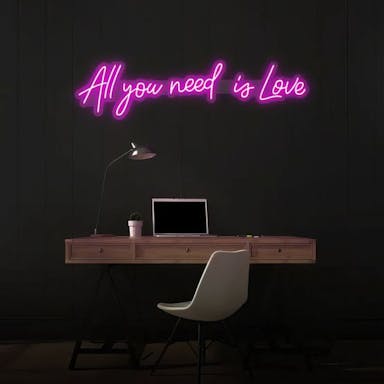 Hire Neon Sign Hire: All You Need Is Love