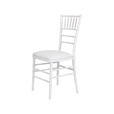 Hire TIFFANY RESIN CHAIR WHITE