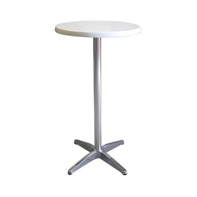 Hire White Top Bar Table Hire
