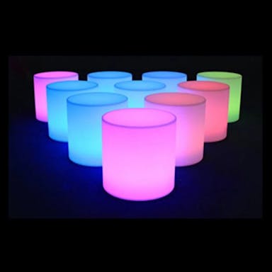 Hire Glow Cylinder Seat Hire
