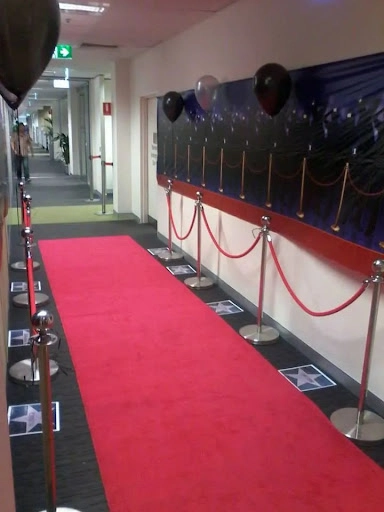 An image of a red carpet.